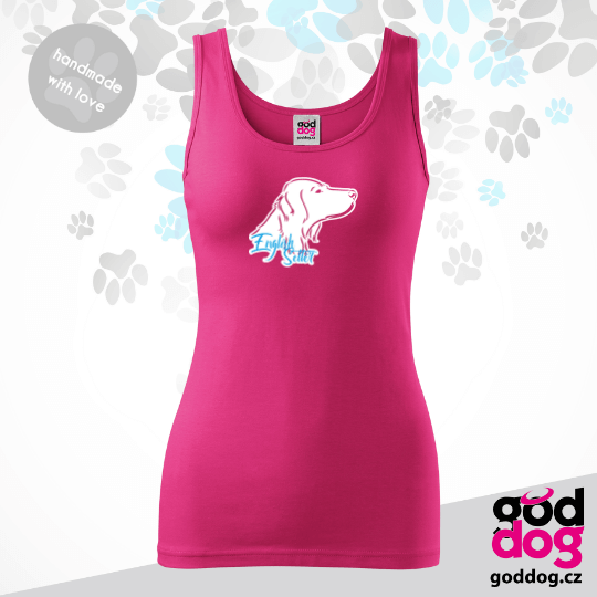 Dámské tílko anglický setr English Setter