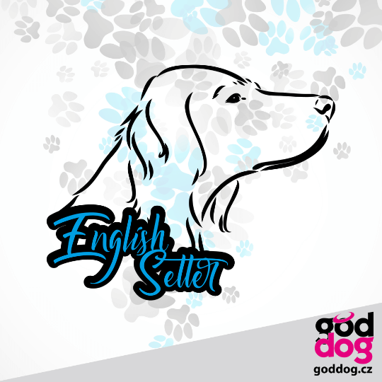 Pánská mikina anglický setr English Setter