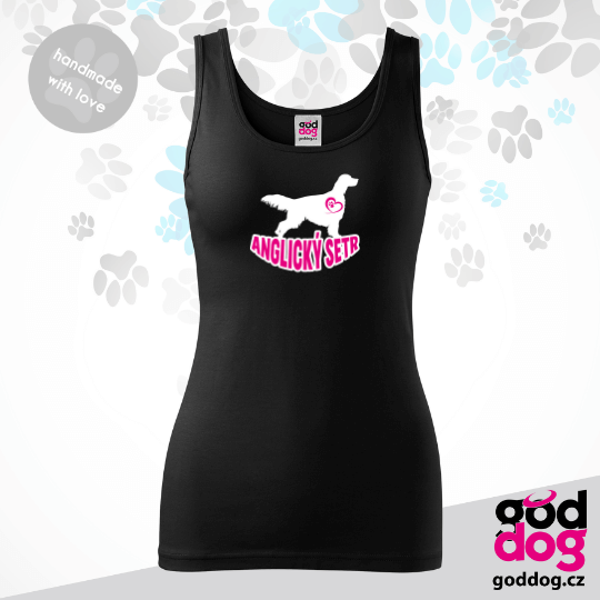Dámské tílko anglický setr Silueta