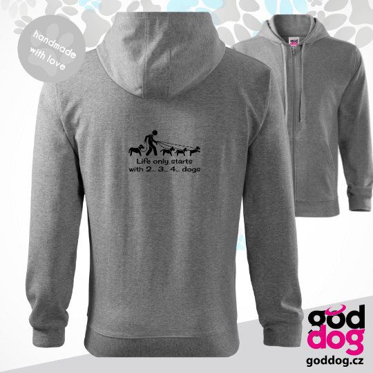 Pánská mikina Life starts