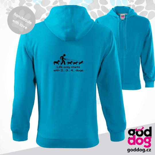 Pánská mikina Life starts