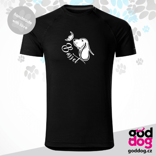 Pánské funkční tričko baset Basset