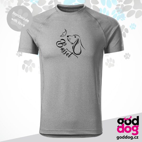 Pánské funkční tričko baset Basset