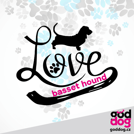 Dámské tričko baset Love Edition