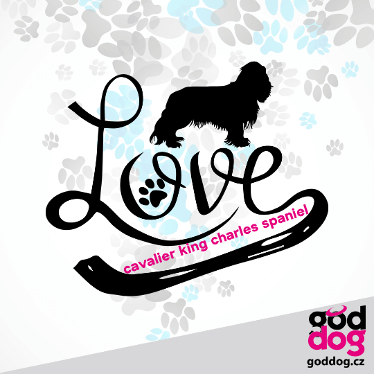 Dámská mikina kavalír King Charles Španěl Love Edition