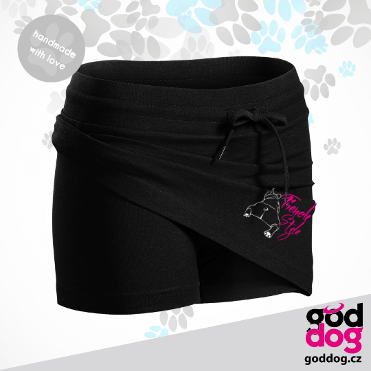 Sportovní sukně francouzský buldoček French Style
