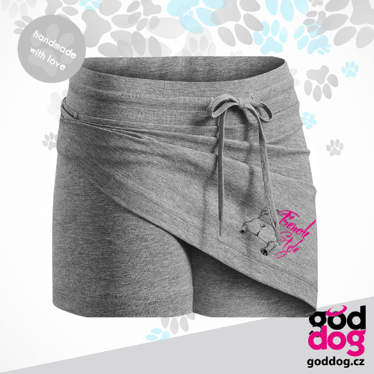 Sportovní sukně francouzský buldoček French Style