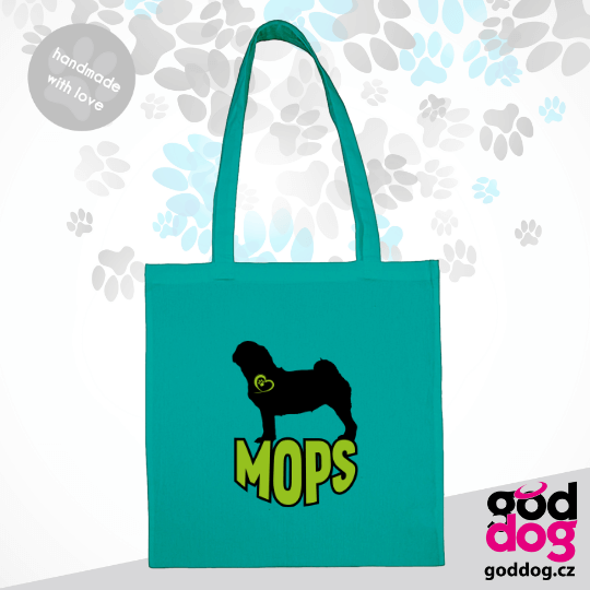 Nákupní taška mops Silueta