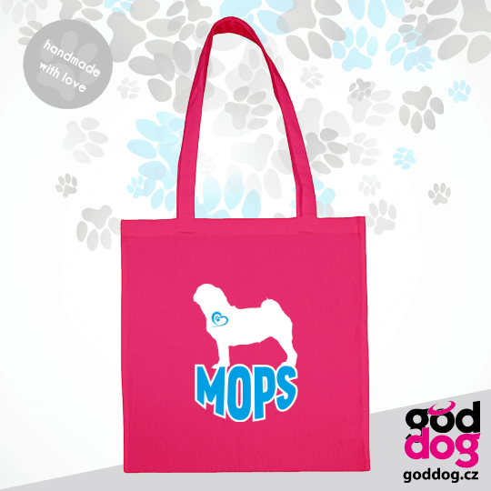 Nákupní taška mops Silueta