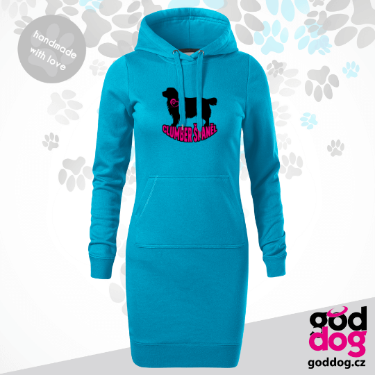 Mikinošaty clumber španěl Silueta