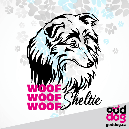Dámská mikina šeltie Woof