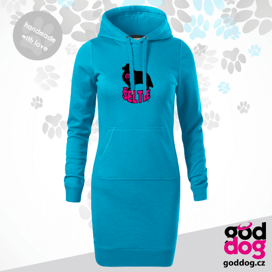 Mikinošaty šeltie Silueta