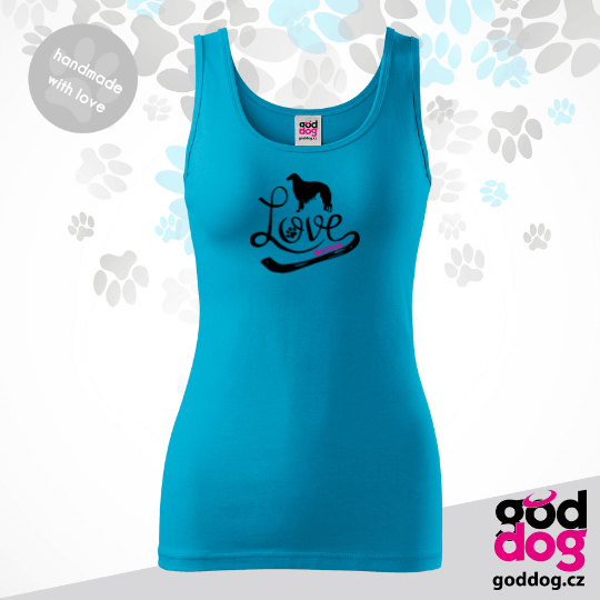 Dámské tílko barzoj Love Edition