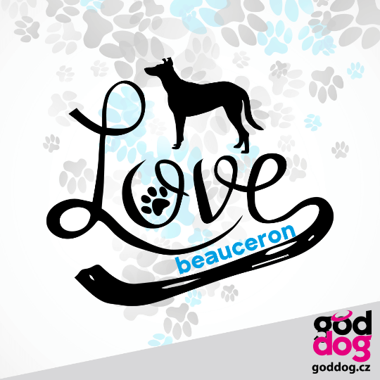 Autostínítko beauceron Love Edition