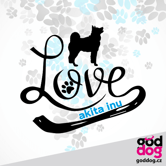 Pánská letní softbunda akita inu Love Edition