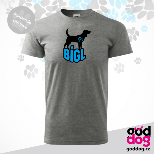 Pánské tričko bígl Silueta