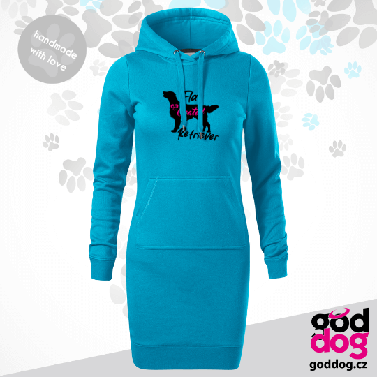 Mikinošaty flat coated retrívr FCR