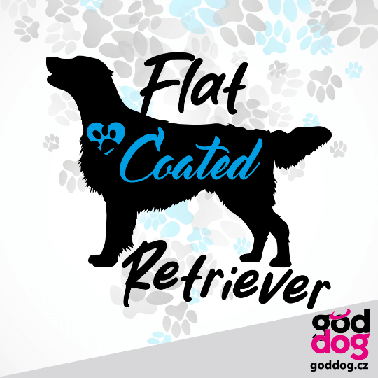 Pánská mikina flat coated retrívr FCR