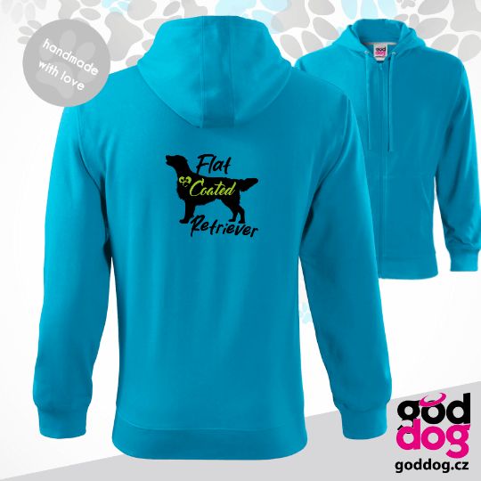 Pánská mikina flat coated retrívr FCR