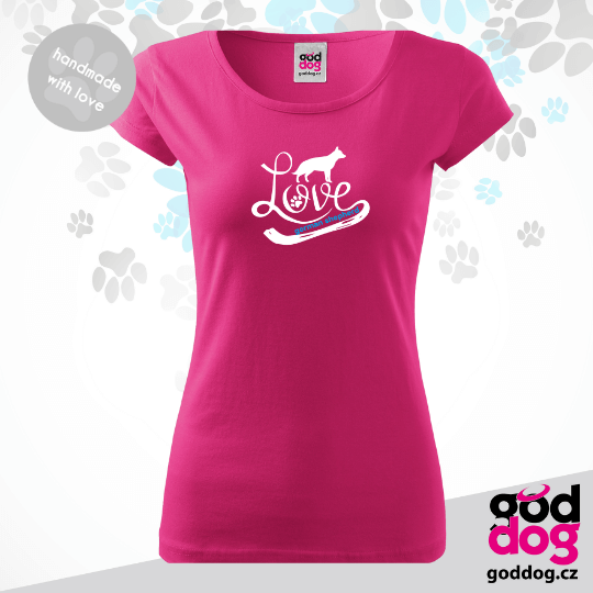 Dámské tričko německý ovčák Love Edition