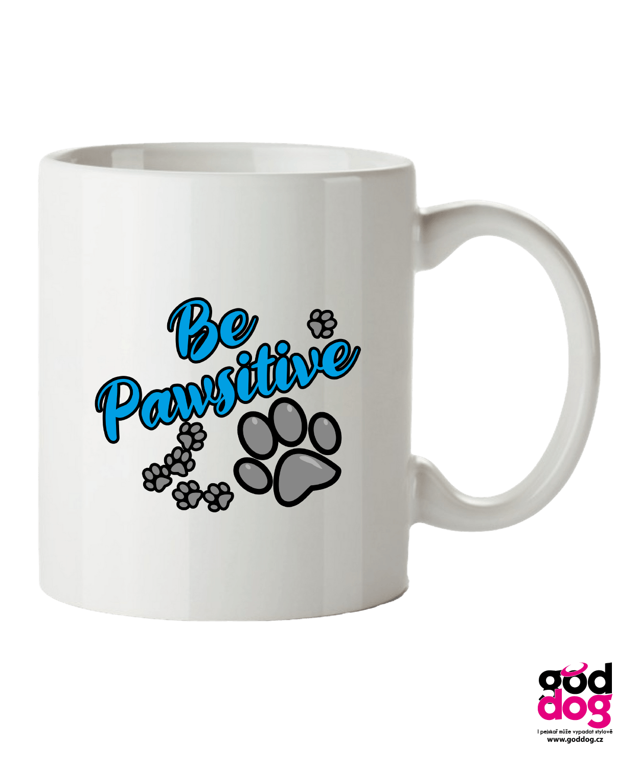 Keramický hrnek Be Pawsitive