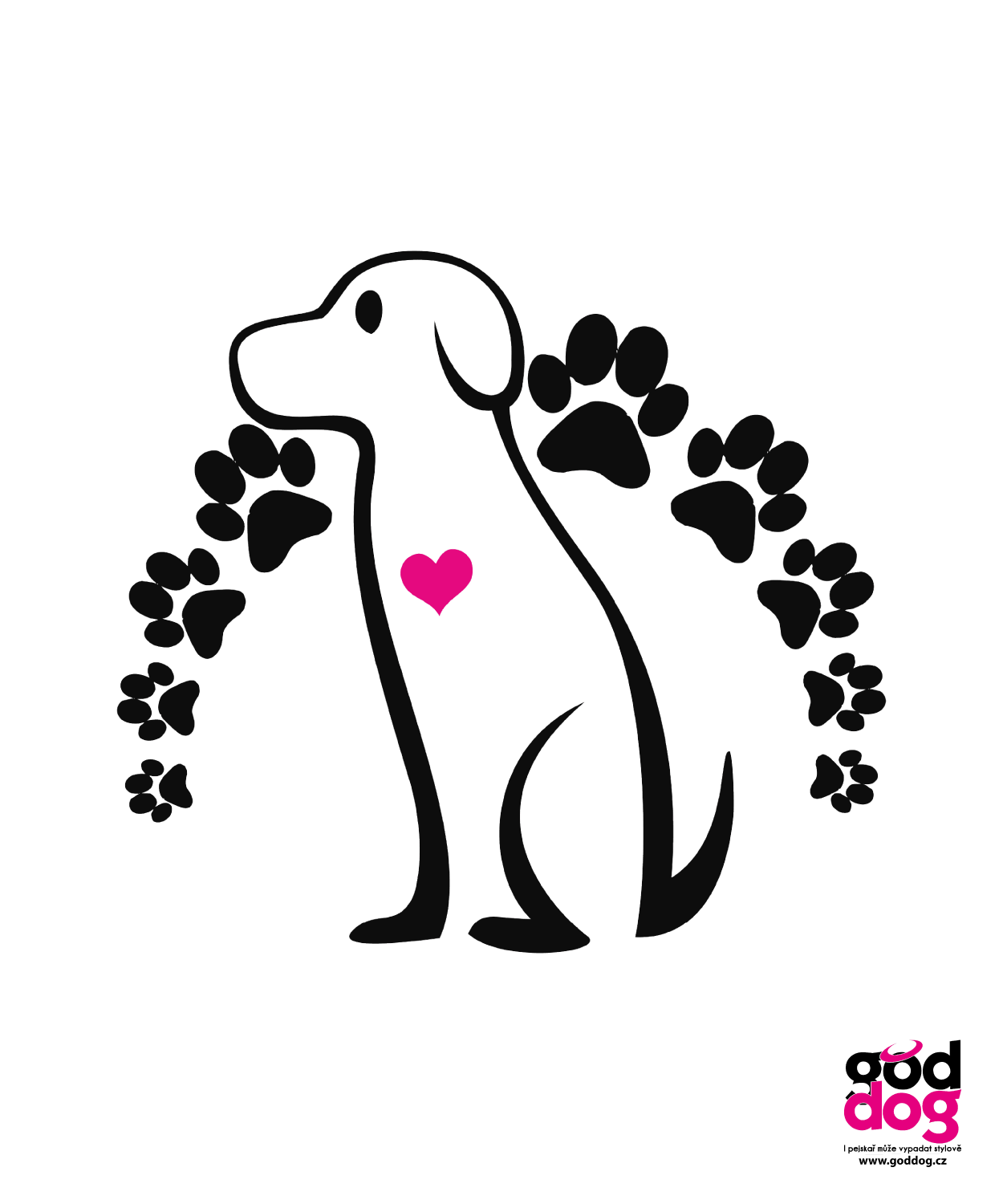 Dámské tričko Dog Paws
