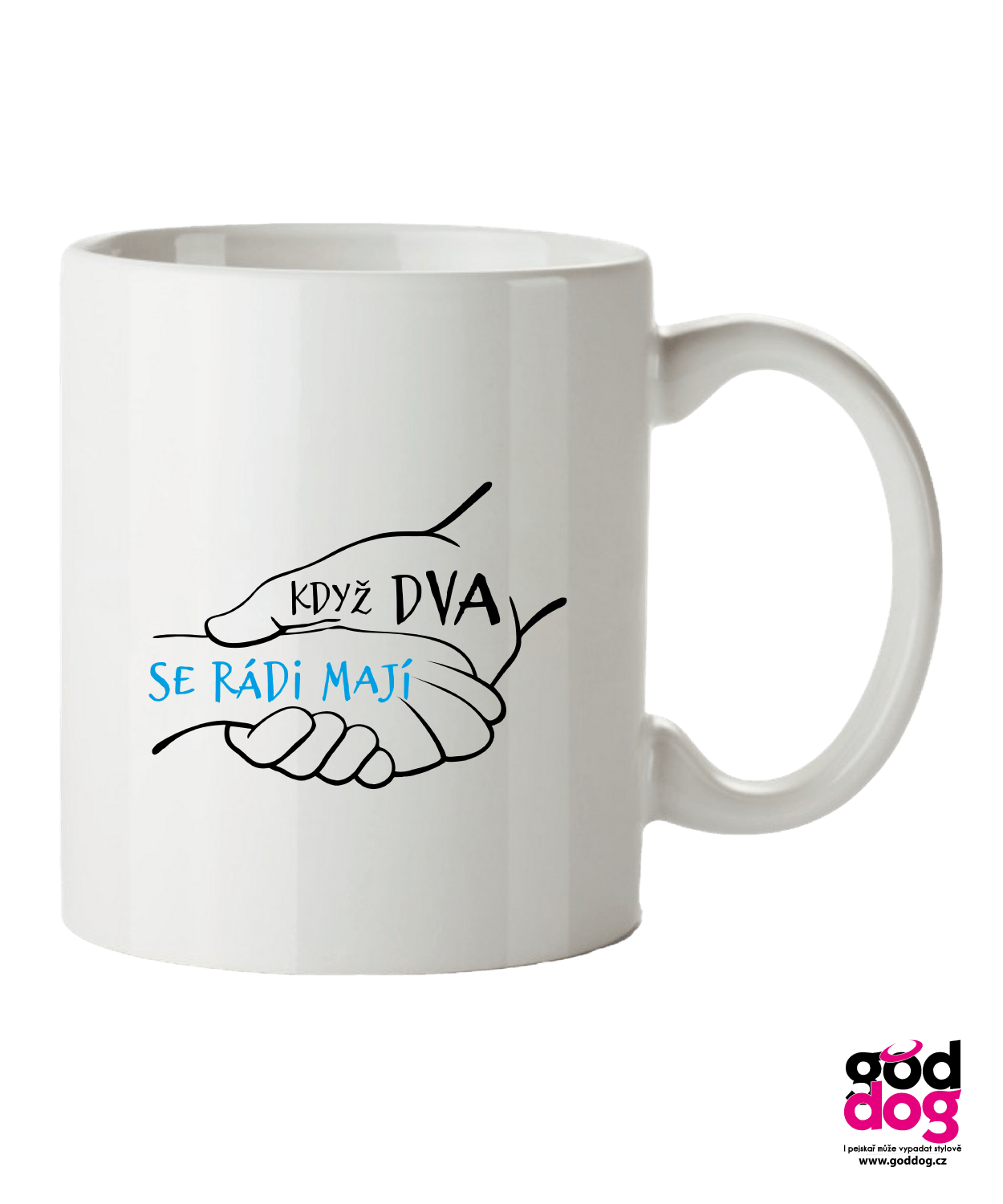 Keramický hrnek Když dva se rádi mají