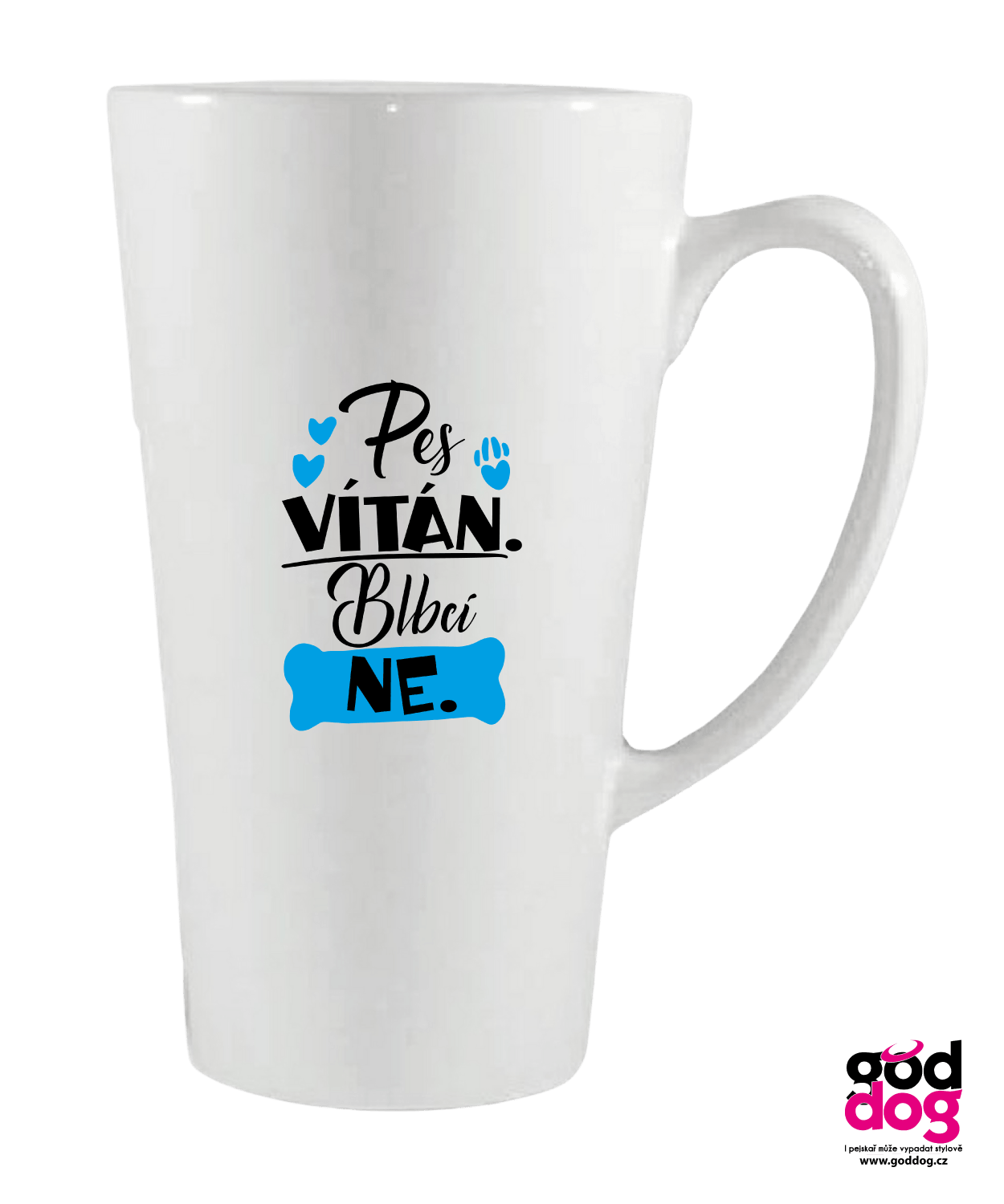 Keramické latté Pes Vítán