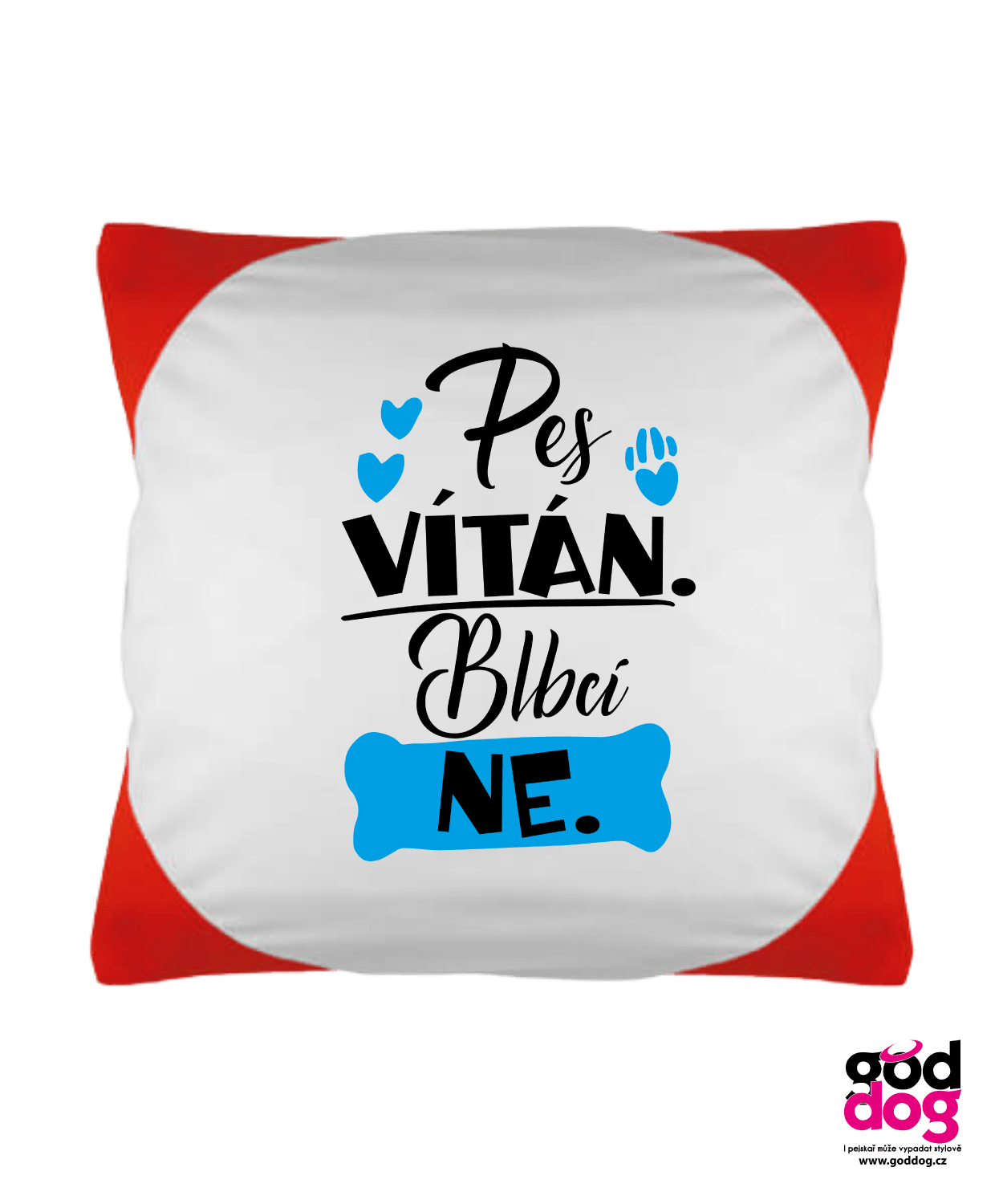 Polštář Pes Vítán