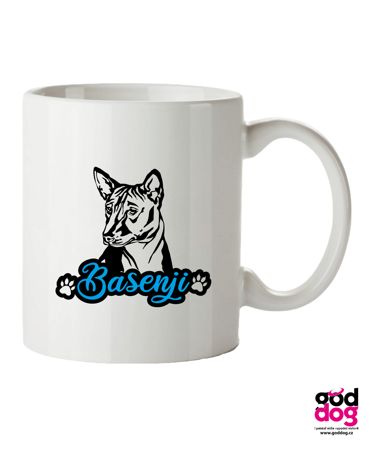 Keramický hrnek Basenji