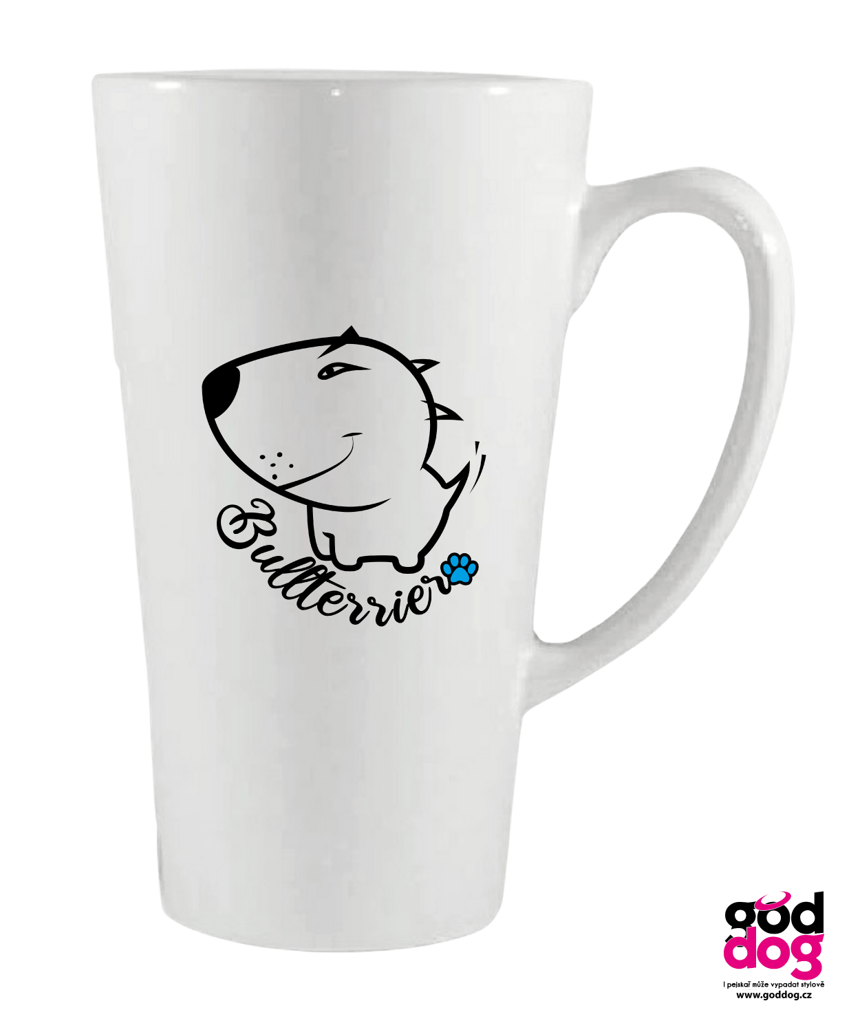 Keramické latté Bullterrier