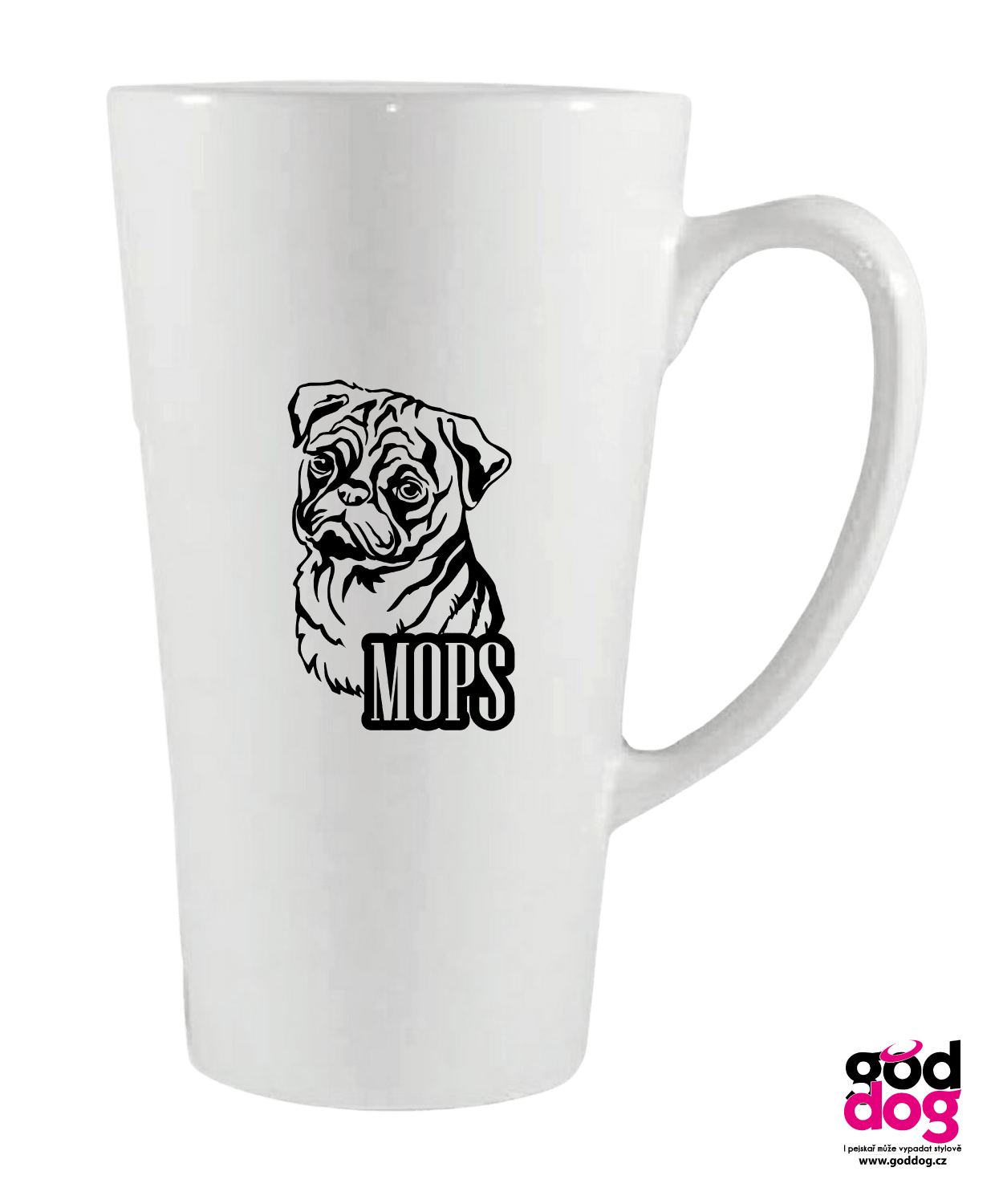 Keramické latté Mops