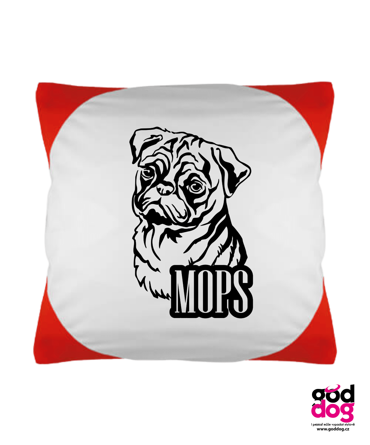Polštář Mops