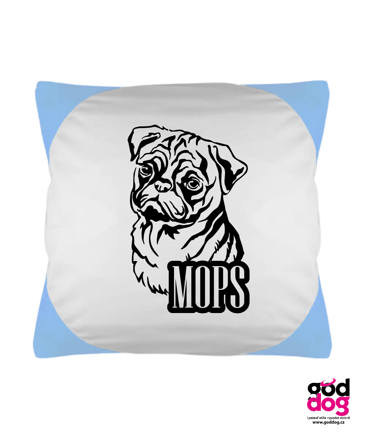 Polštář Mops