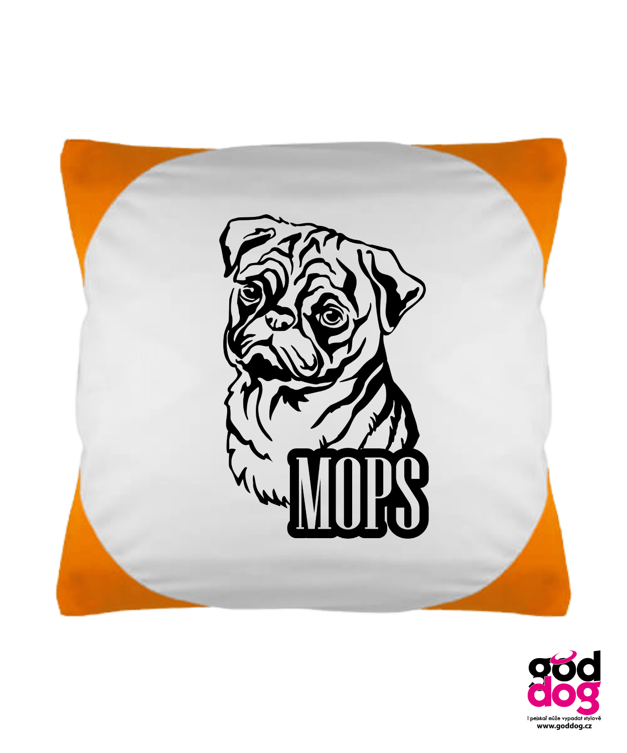 Polštář Mops