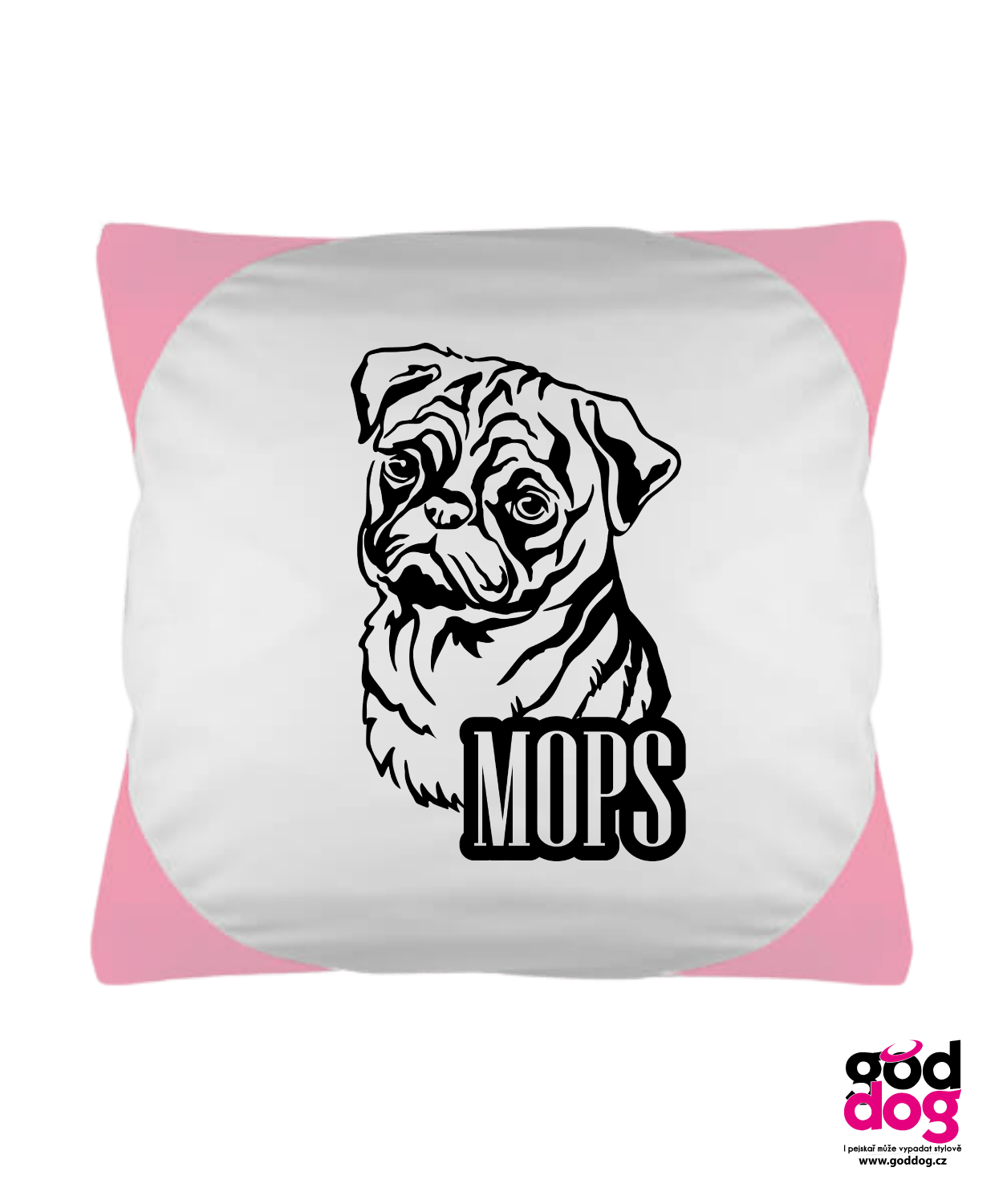 Polštář Mops
