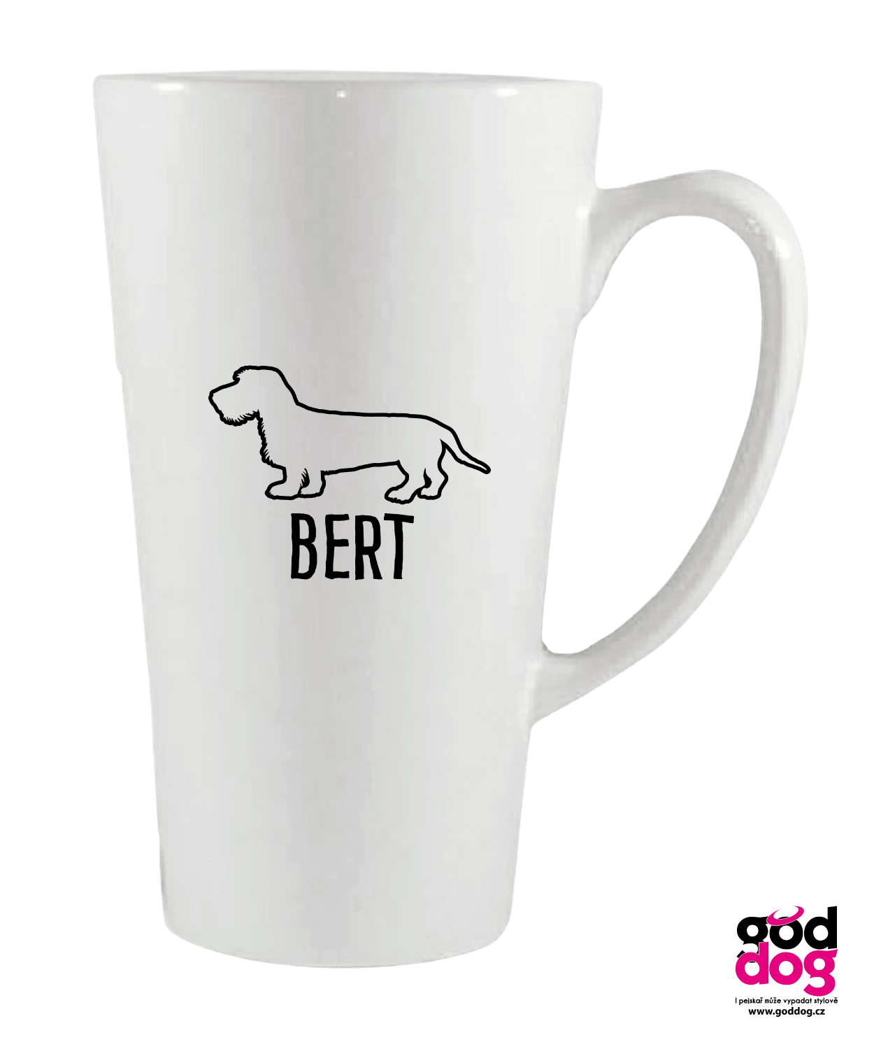 Keramické latté „Můj Jezevčík“