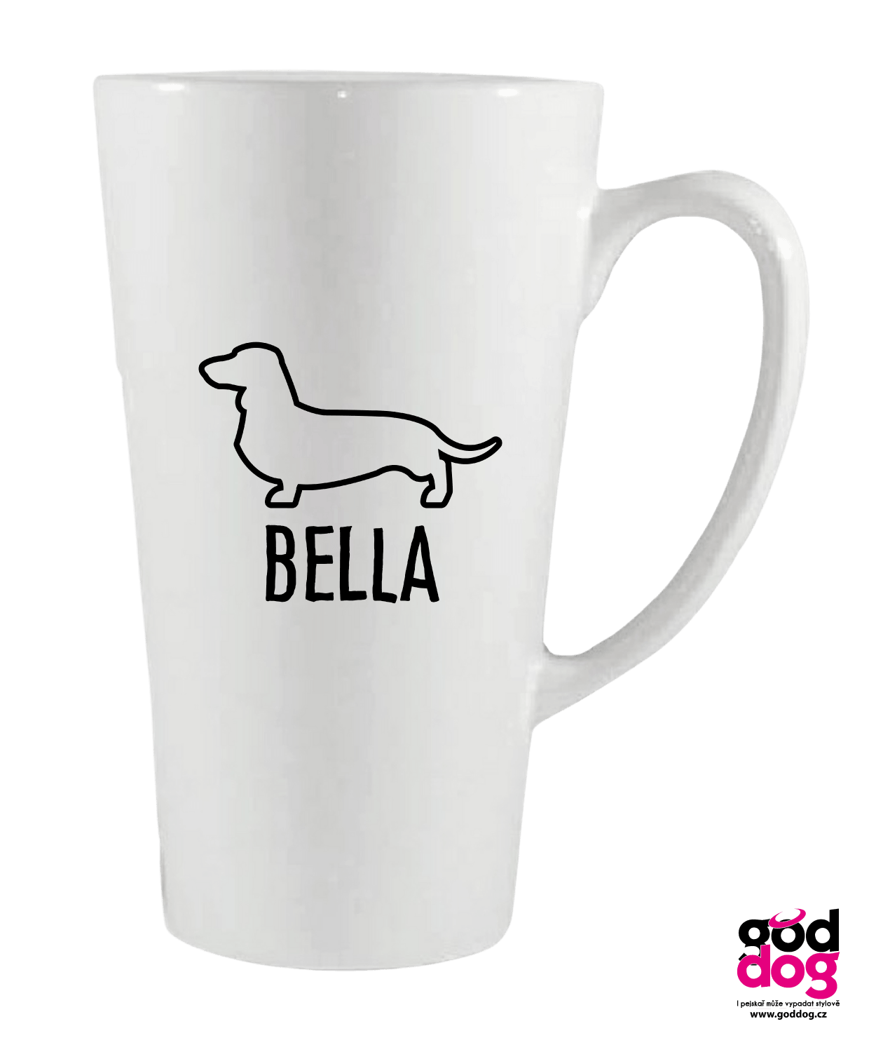 Keramické latté „Můj Jezevčík“