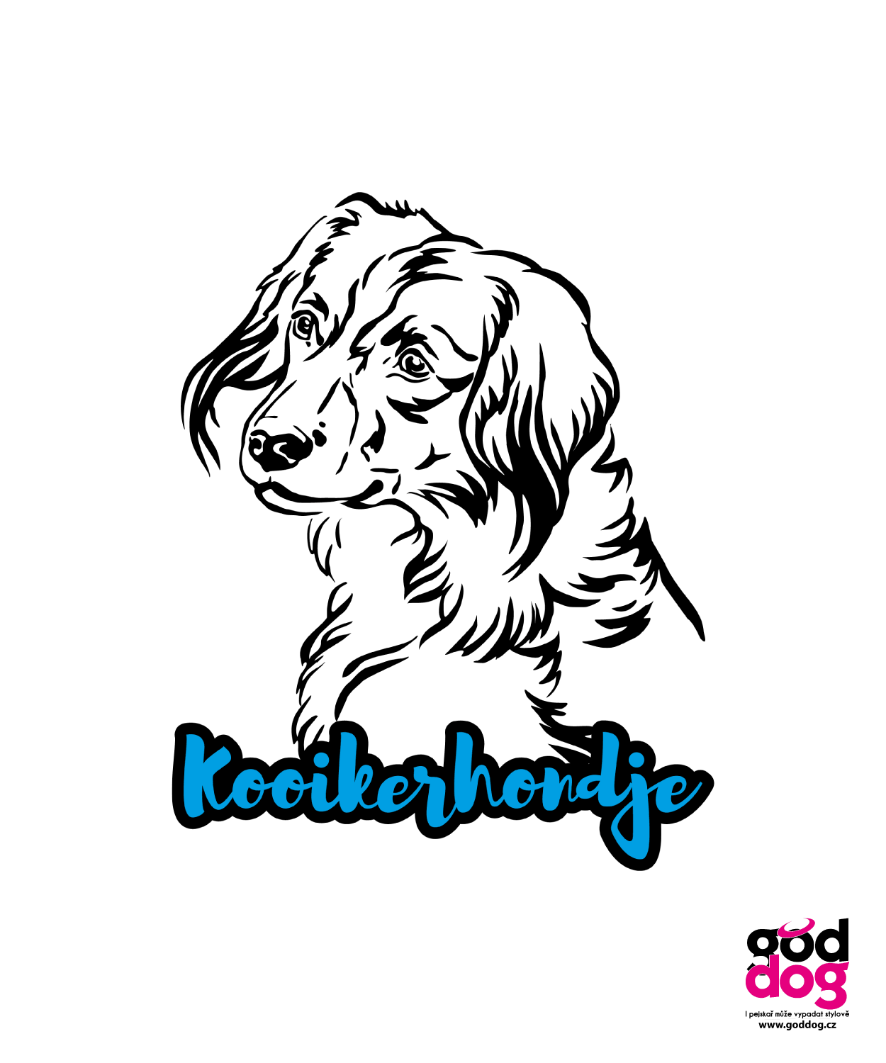 Pánská peněženka Kooikerhondje