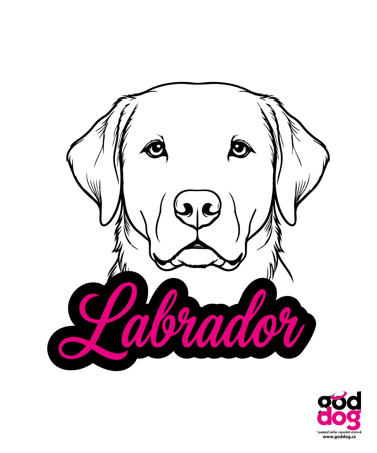 Dámské tričko Labrador