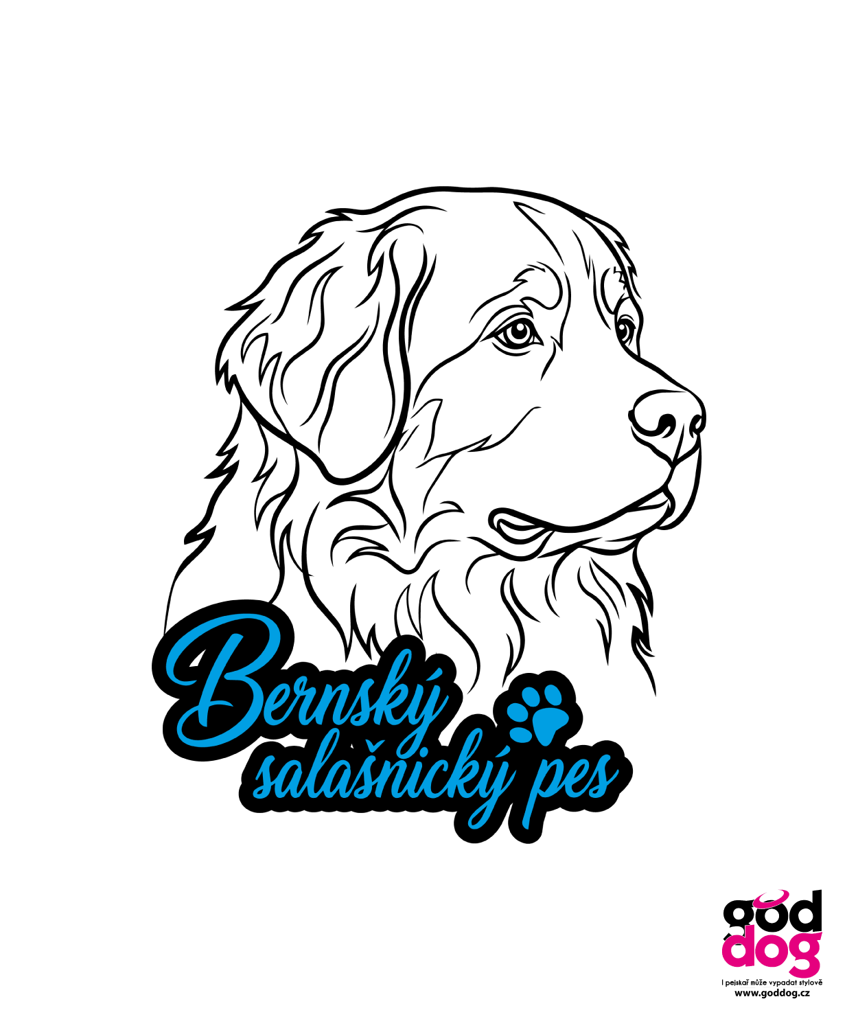 Placka Bernský salašnický pes