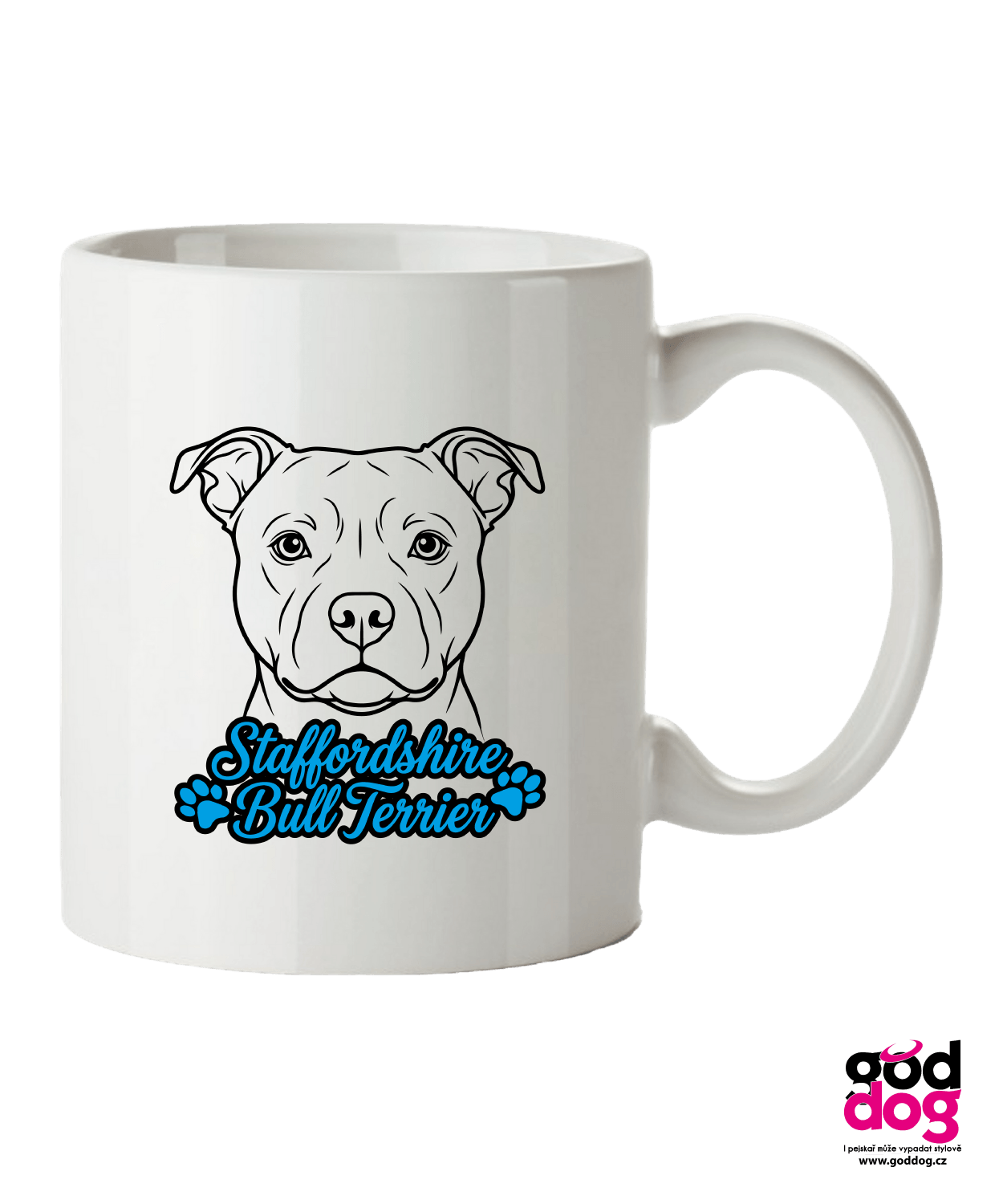 Keramický hrnek Staffordshire Bull Terrier