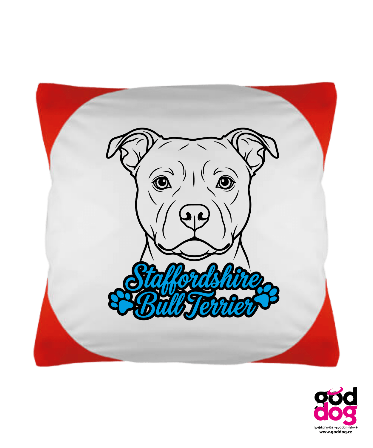 Polštář Staffordshire Bull Terrier