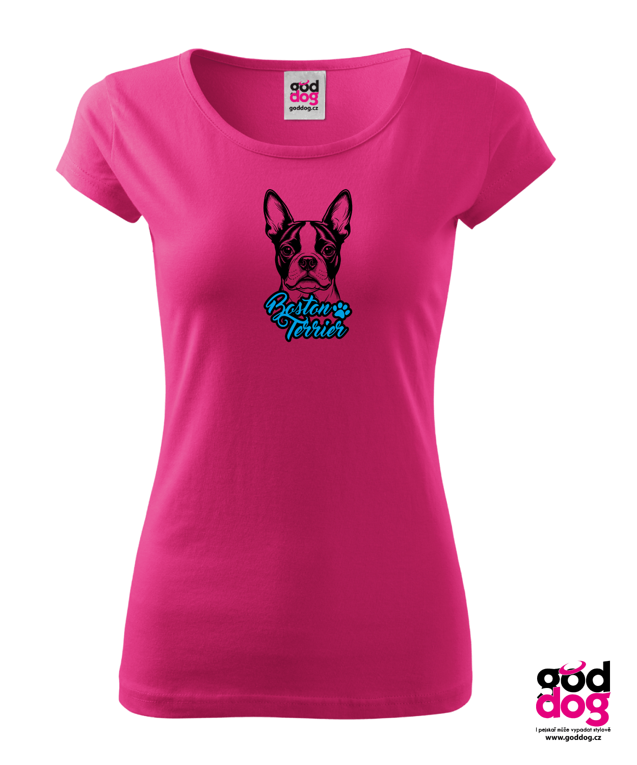 Dámské tričko Boston Terrier
