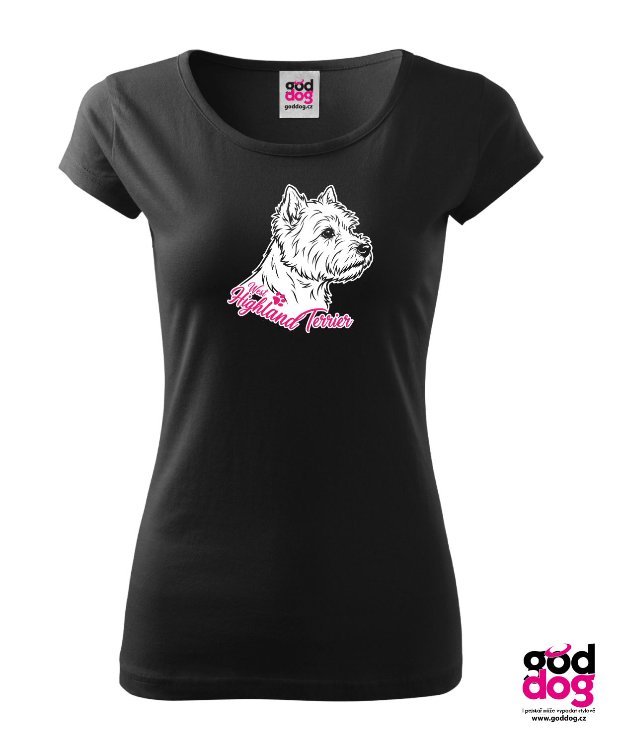 Dámské tričko West Highland Terrier
