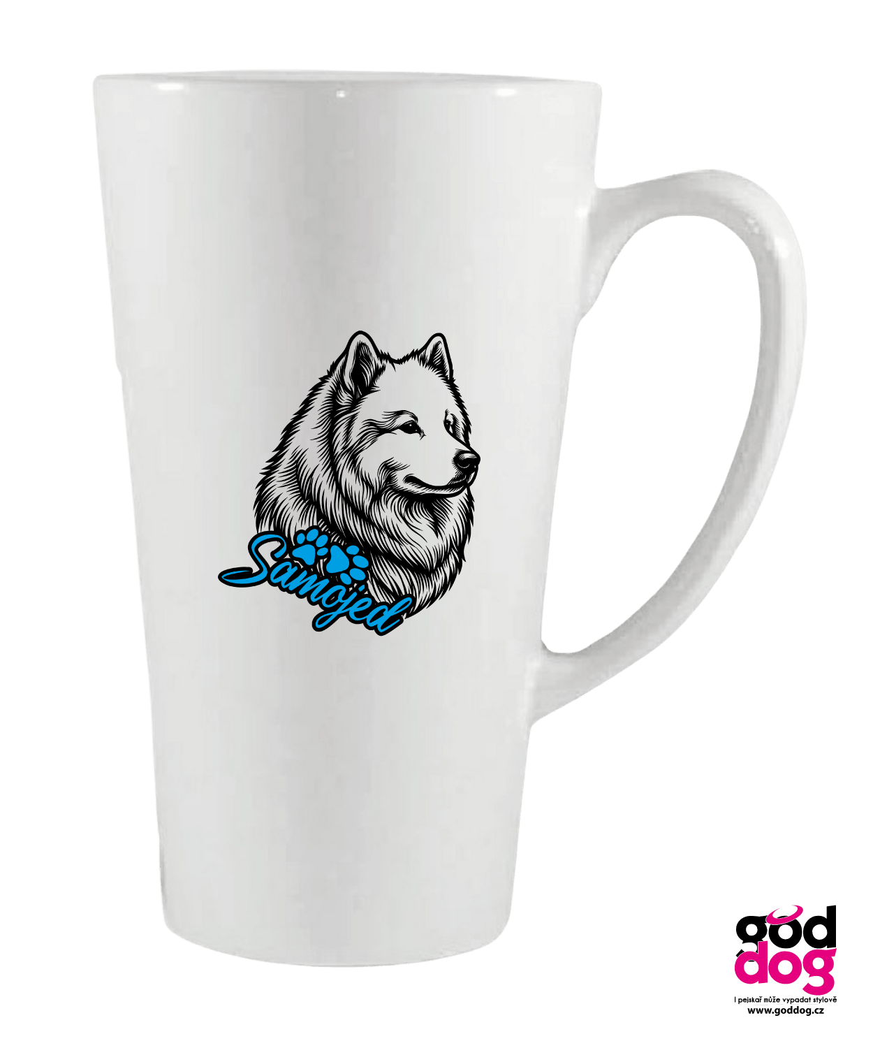 Keramické latté Samojed