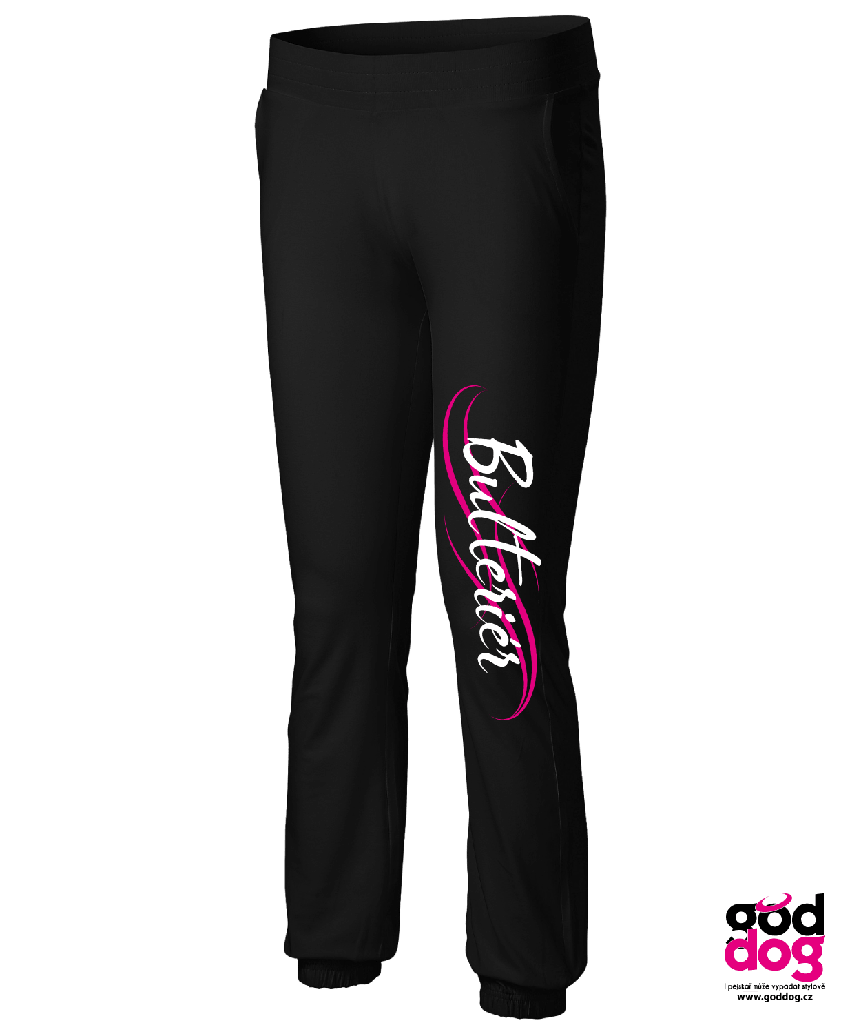 Tepláky Bulteriér pink