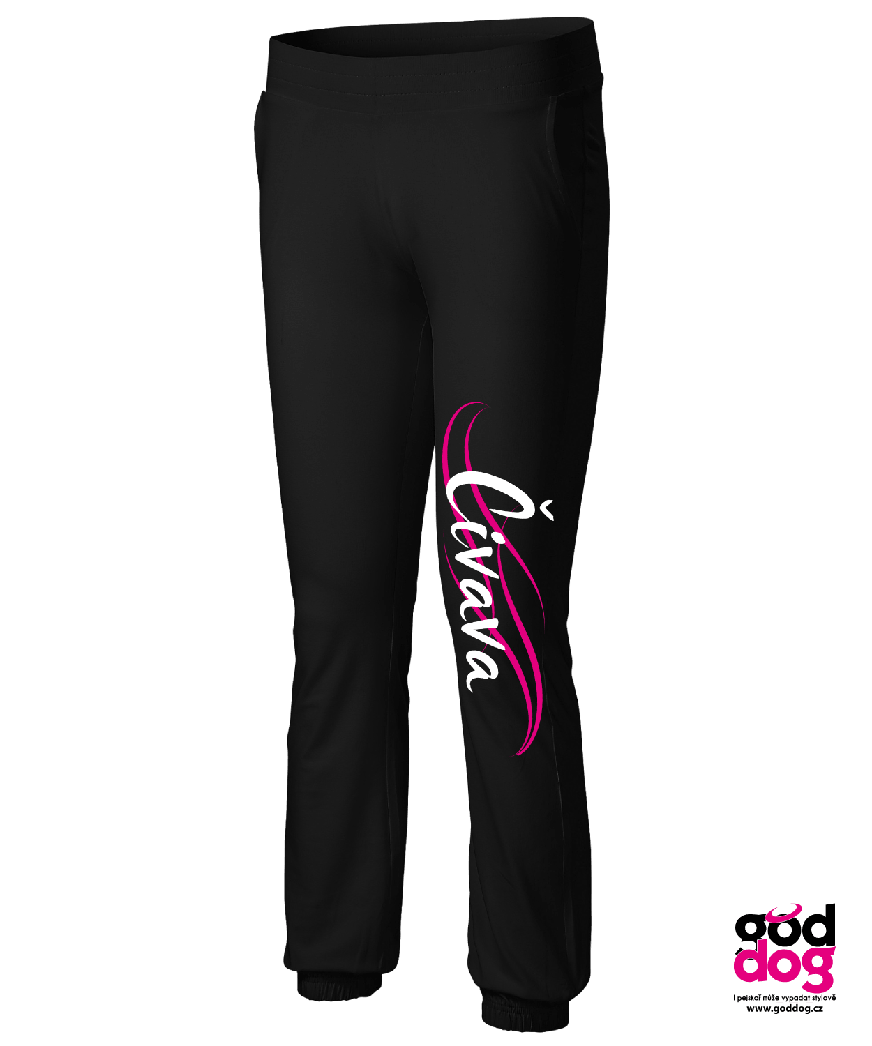 Tepláky Čivava pink