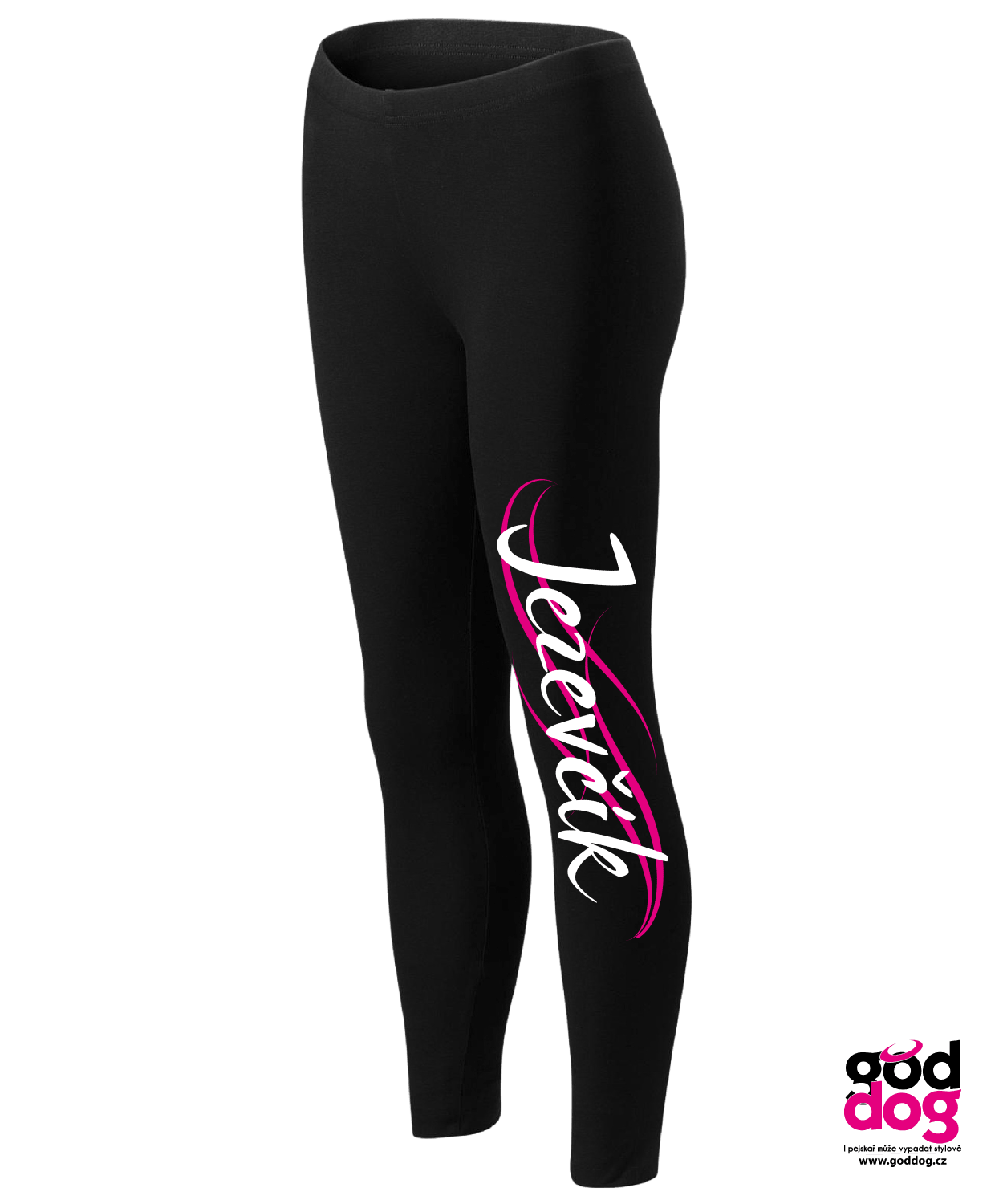 Legíny Hrubosrstý jezevčík pink