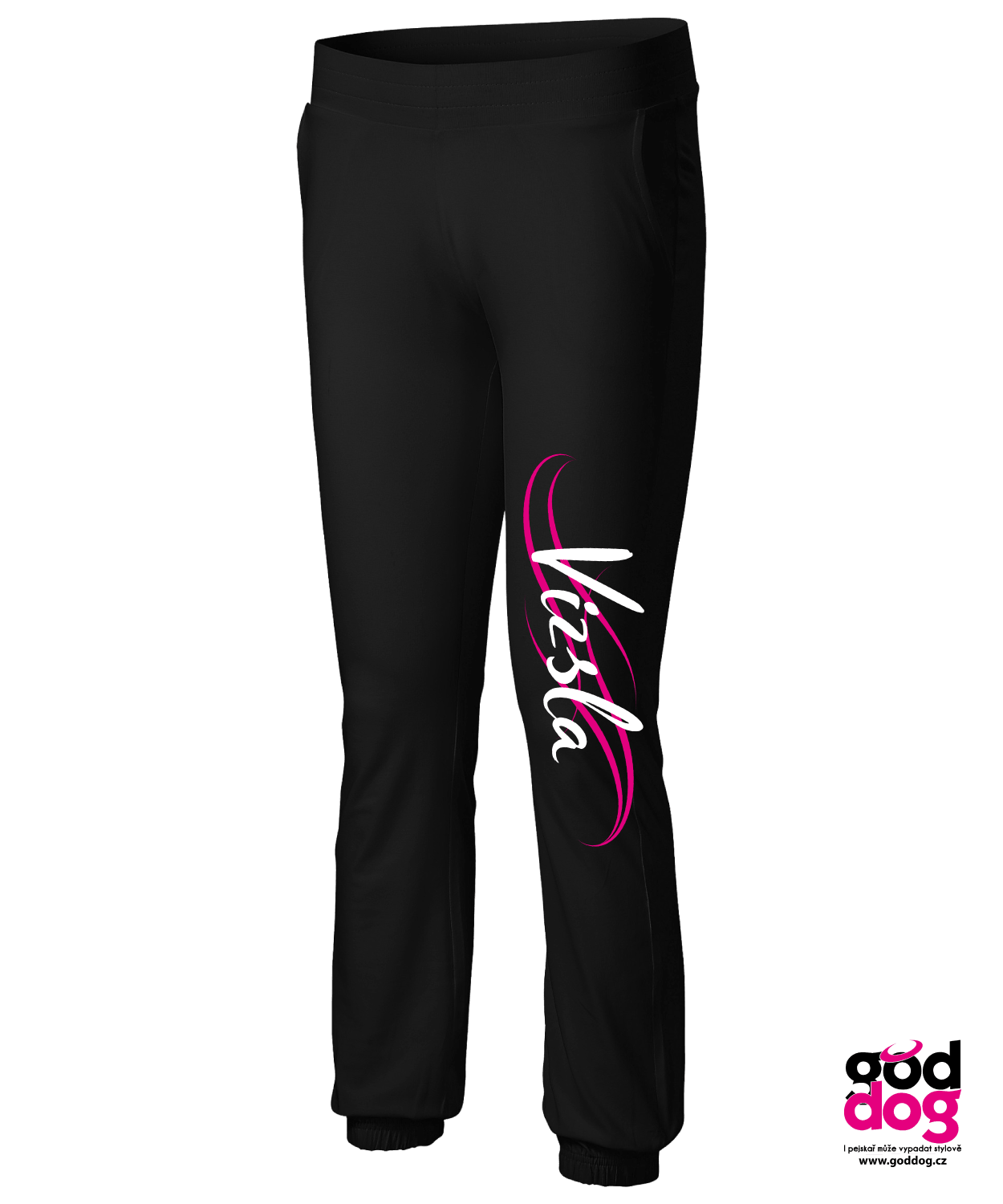 Tepláky Maďarský ohař pink